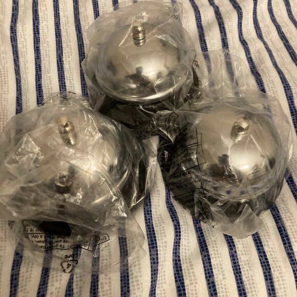 Set of 3 Staples Chrome Bells - Brand New - Picture 1 of 1